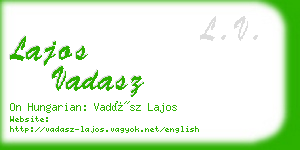 lajos vadasz business card